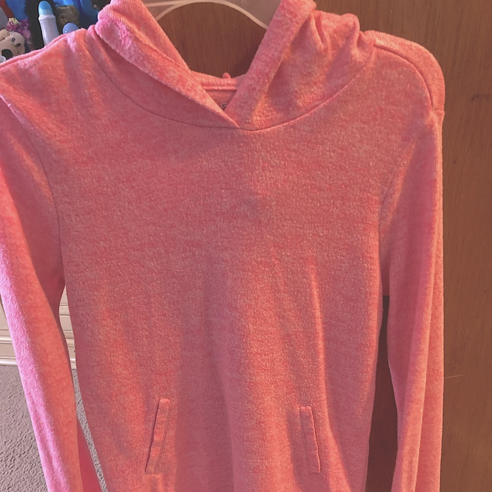 Girls Pink and grey hoodies